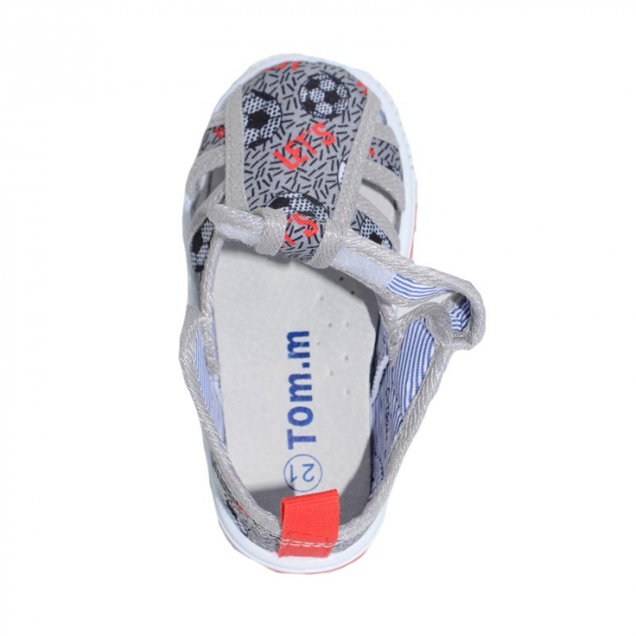 Sandale pentru baieti Tom Miki C-T9044-C-21, Gri [4]