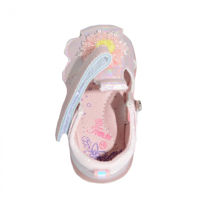 Sandale ortopedice pentru fete Tom Miki C-T9128-C-18, Roz [4]