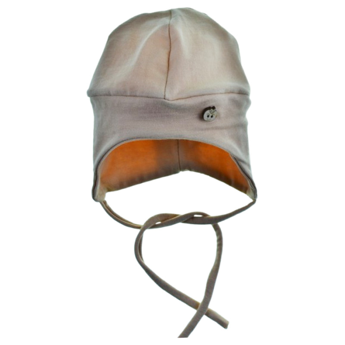 Caciula din bumbac, pentru baieti, Mini Junior C1811B2, Bej [1]