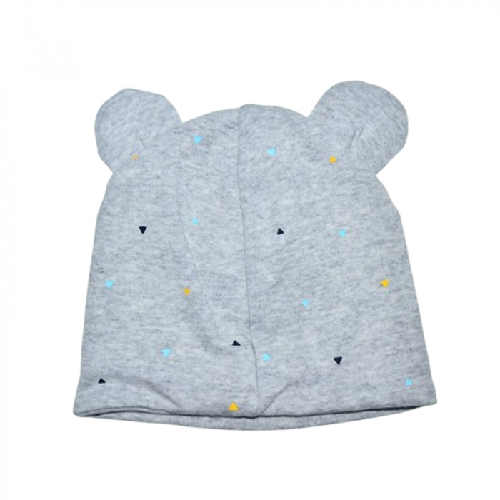 Caciula din bumbac, pentru baieti, Mini Junior CABMJ1303-14, Gri [2]