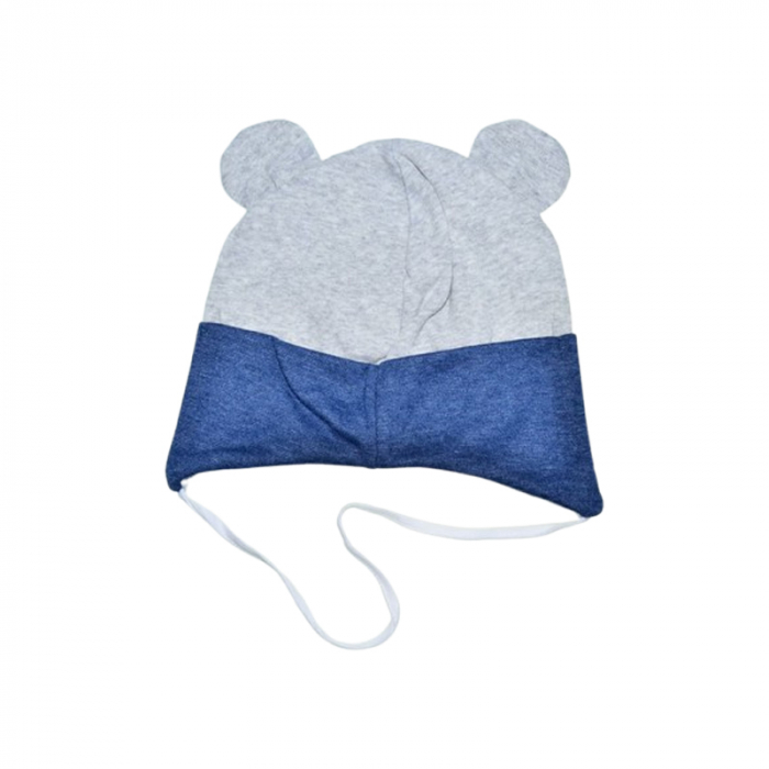Caciula din bumbac, pentru baieti, Mini Junior CABMJ1303-15, Albastru [2]