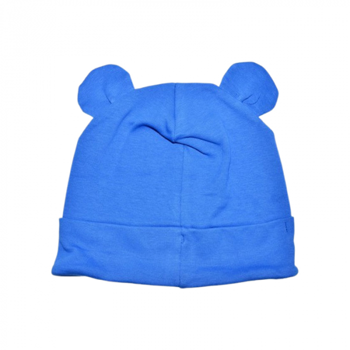 Caciula din bumbac, pentru baieti, Mini Junior CABMJ1303-22, Albastru [2]
