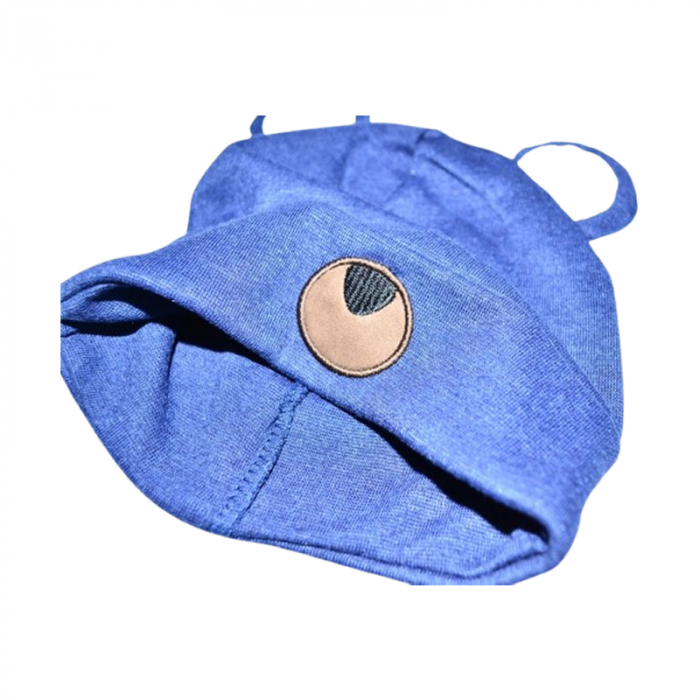 Caciula din bumbac, pentru baieti, Mini Junior CABMJ1303-23, Bleumarin [3]