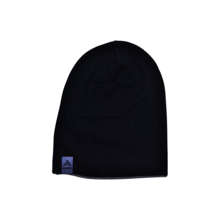 Caciula din bumbac, pentru baieti, Mini Junior CABMJ1303-35, Negru [1]