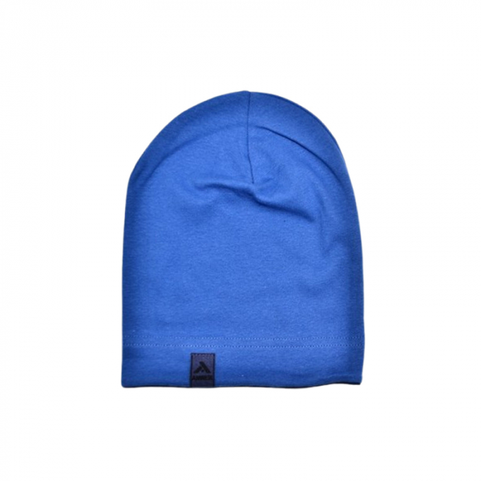 Caciula din bumbac, pentru baieti, Mini Junior CABMJ1303-36, Albastru [1]