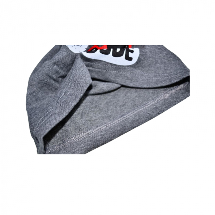 Caciula din bumbac, pentru baieti, Mini Junior CABMJ1303-42, Gri [3]