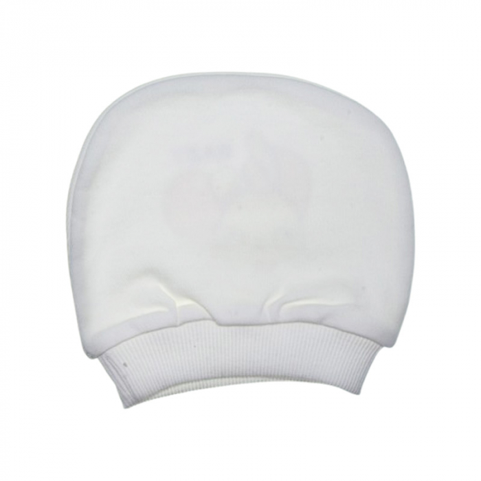Caciula din bumbac, pentru fete, Mini Junior CA10012-8, Alb [2]