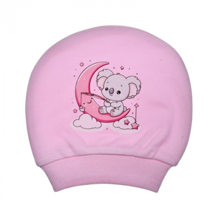 Caciula din bumbac, pentru fete, Mini Junior CA10012-5, Roz [1]