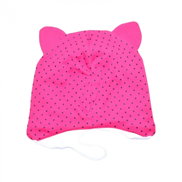 Caciula din bumbac, pentru fete, Mini Junior CAMJ1303-24, Fucsia [3]