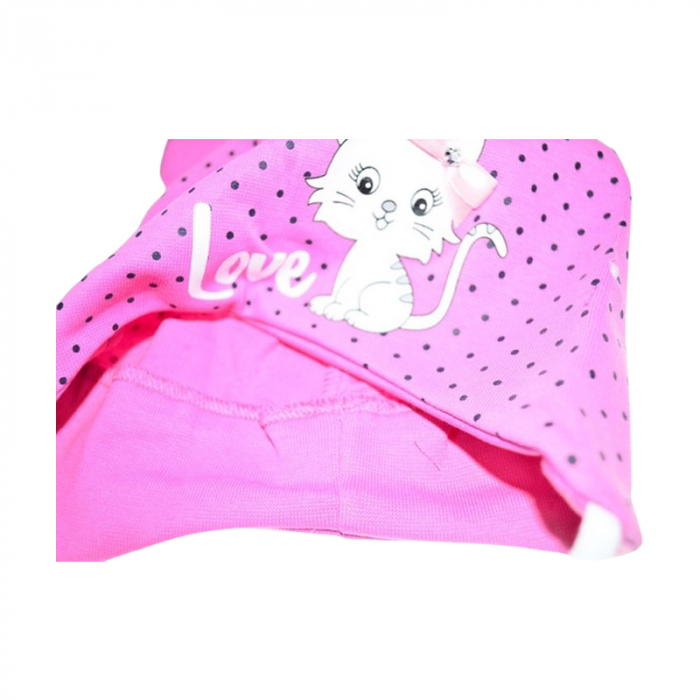 Caciula din bumbac, pentru fete, Mini Junior CAMJ1303-26, Roz [2]
