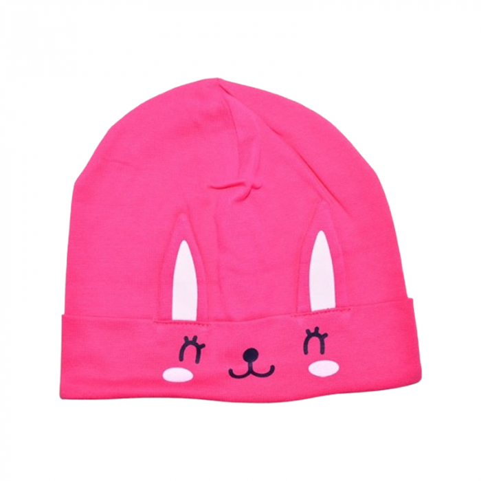 Caciula din bumbac, pentru fete, Mini Junior CAMJ1303-28, Fucsia [1]