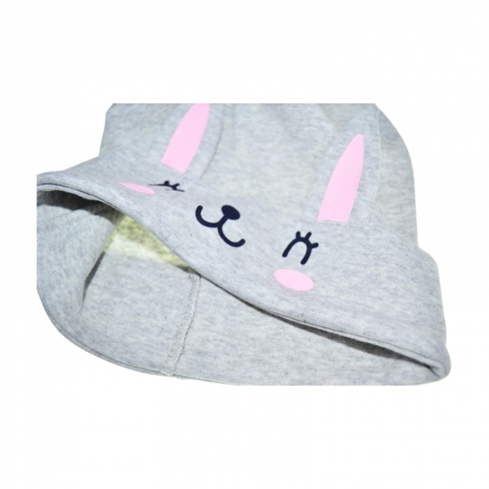 Caciula din bumbac, pentru fete, Mini Junior CAMJ1303-30, Gri [3]