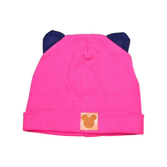 Caciula din bumbac, pentru fete, Mini Junior CAMJ1303-6, Fucsia [1]