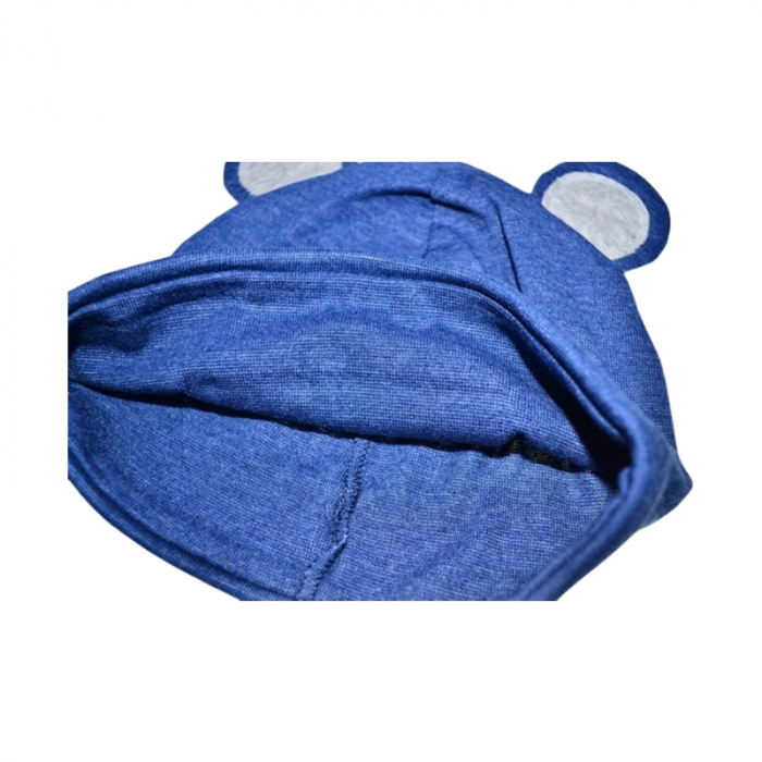 Caciula din bumbac, pentru baieti, Mini Junior CAMJ1303-7, Bleumarin [3]