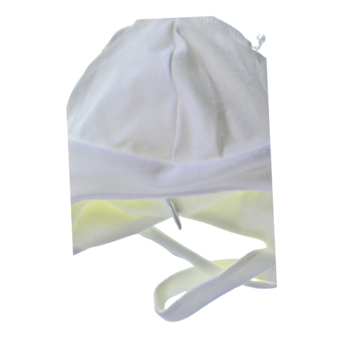 Caciula din catifea si bumbac, cu 2 straturi, pentru copii, Mini Junior C1711A-36, Alb [4]