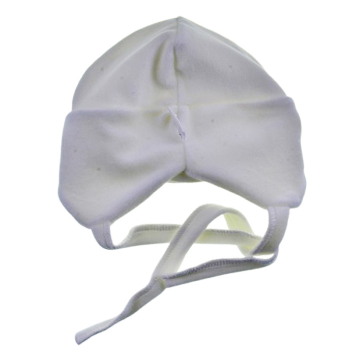 Caciula din catifea si bumbac, cu 2 straturi, pentru copii, Mini Junior C1711A-36, Alb [2]