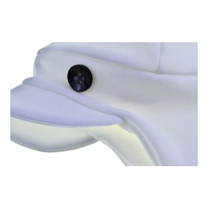 Caciula din catifea si bumbac, cu 2 straturi, pentru copii, Mini Junior C1711A14-38, Alb [4]