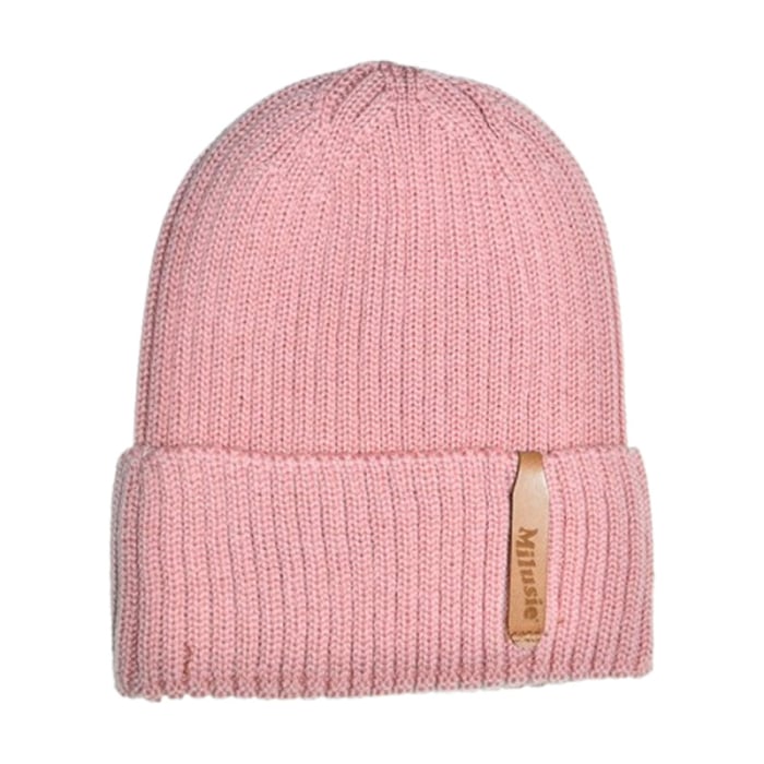 Caciula din lana merinos, pentru fete, Milusie C0111R-44, Roz [1]