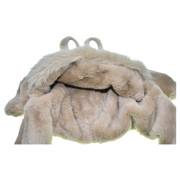 Caciula din plus, model Labubu, cu miscari din urechi, pentru copii, Mini Junior C3010B2-50, Bej [4]