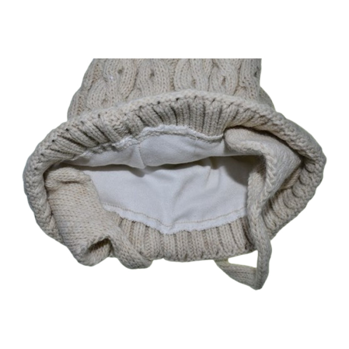 Caciula groasa dubla, pentru copii, Mini Junior CMJ1812B-36, Bej [3]