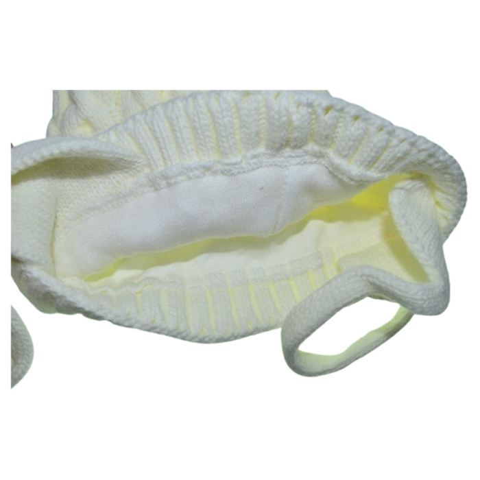 Caciula groasa dubla, pentru copii, Mini Junior CMJ1812C-36, Crem [3]