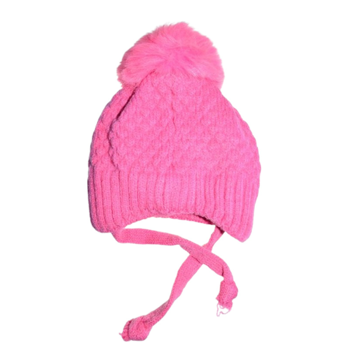 Caciula groasa, pentru fete, Mini Junior C1511CF-36, Fucsia [2]