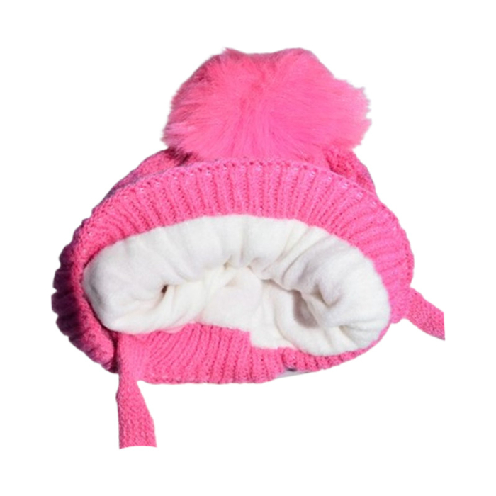 Caciula groasa, pentru fete, Mini Junior C1511CF-36, Fucsia [3]