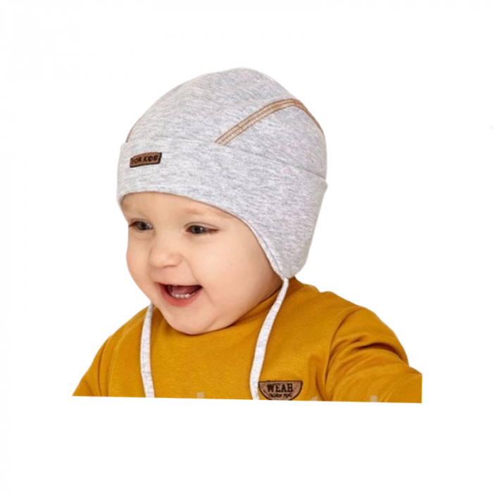 Caciula pentru baieti Mini Junior 46-025, Gri [1]