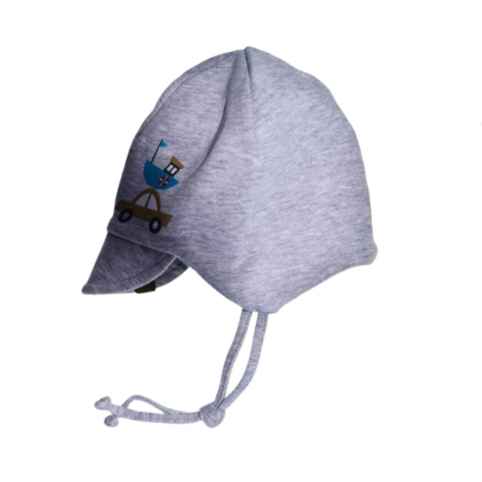 Caciula pentru baieti Mini Junior 46-061, Gri [3]