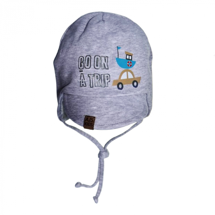 Caciula pentru baieti Mini Junior 46-061, Gri [2]