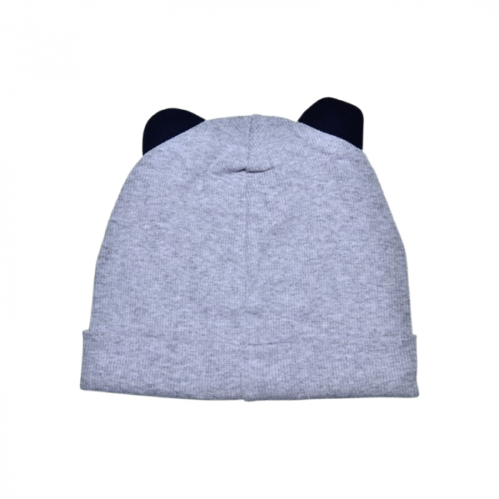 Caciula din bumbac, pentru baieti, Mini Junior CABMJ1303-3, Gri [2]