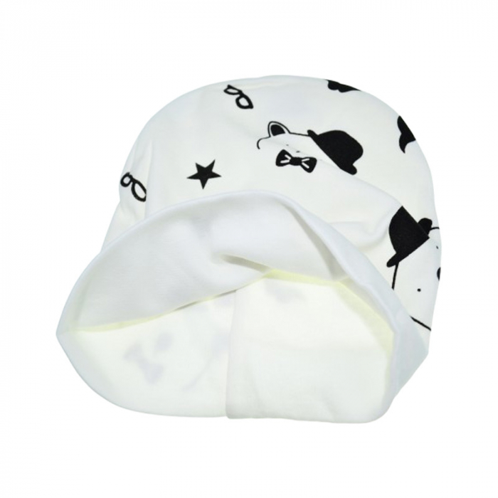 Caciula pentru baieti, Mini Junior CCMJB-1, Alb [2]