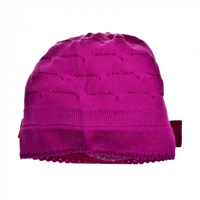 Caciula pentru fete 34-021 Mini Junior, Fucsia [2]