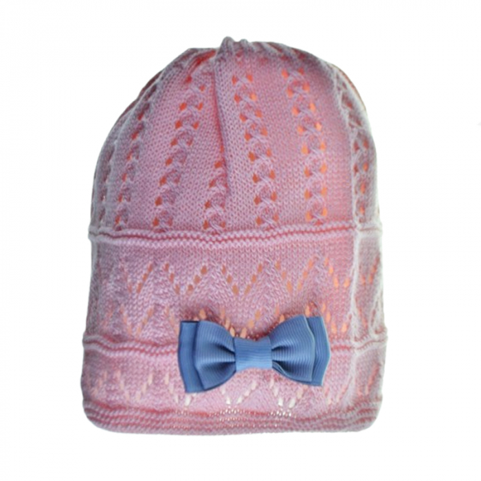 Caciula pentru fete 36-007-R Mini Junior, Roz [1]