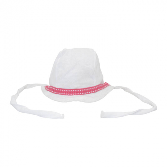 Set caciula cu snur si esarfa pentru fete Piticot 3052023-3, Alb [2]