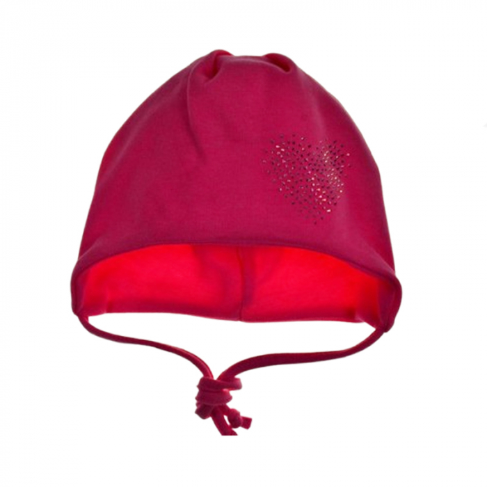Caciula pentru fete Mini Junior 46-008, Coral [1]