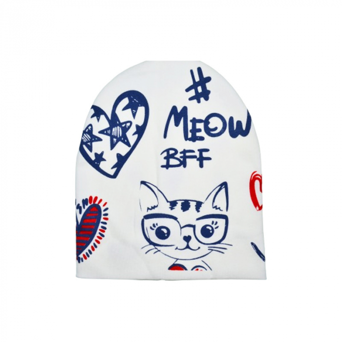 Caciula pentru fete, Mini Junior CCMJF-6, Alb [1]