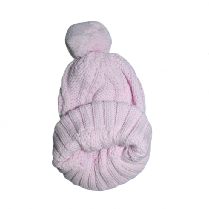 Caciula pentru fete Mini Junior CLA-MJ5, Roz [2]