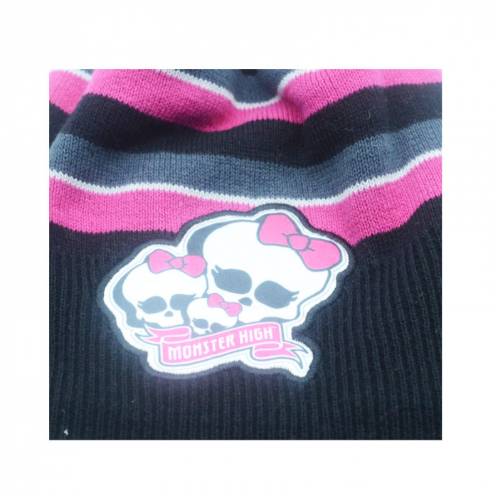 Caciula pentru fete Setino Monster High 770-263N-54, Negru [3]