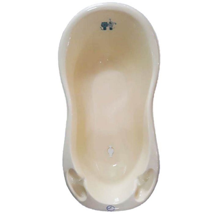 Cadita cu scurgere 86 cm Tega Baby PK-290125, Galben [2]