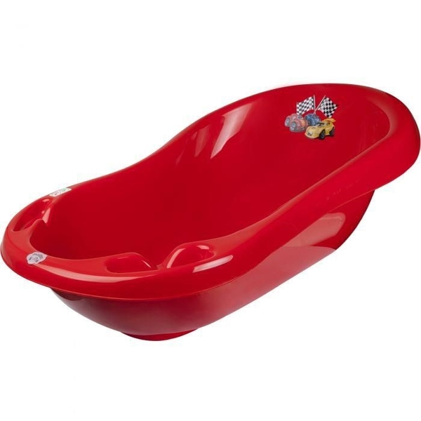 Cadita cu scurgere 84 cm Maltex Car 5726RO, Rosu [2]