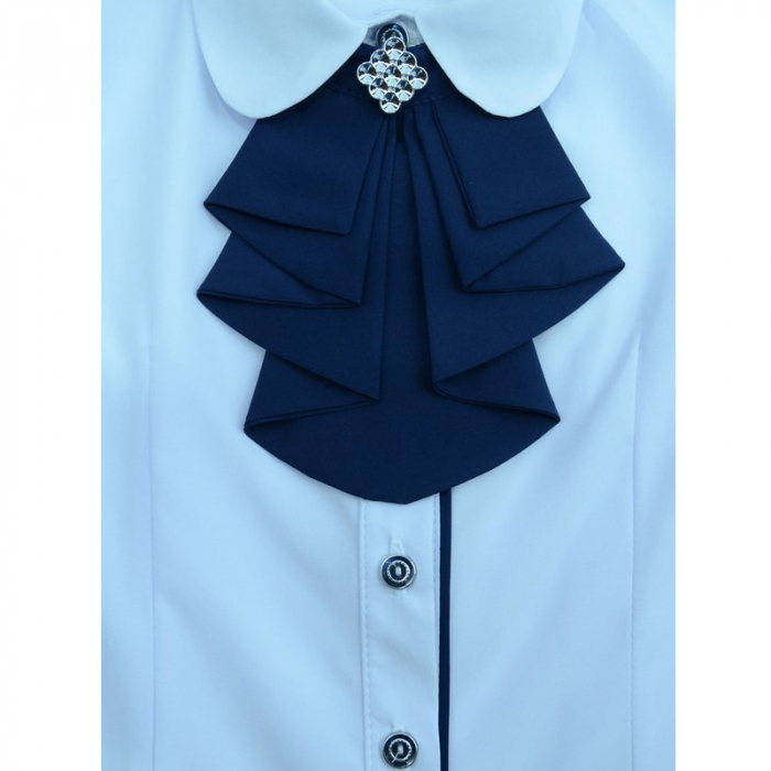 Camasa cu maneca scurta pentru fete Catherine CTR19-140, Alb [2]