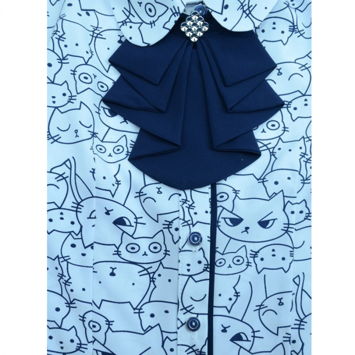 Camasa cu maneca scurta pentru fete Catherine CTR24-128, Multicolor [2]