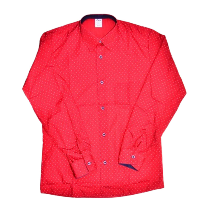 Camasa cu maneca lunga, cu buline, pentru copii, LA Kids LKD2609R, Rosu [1]