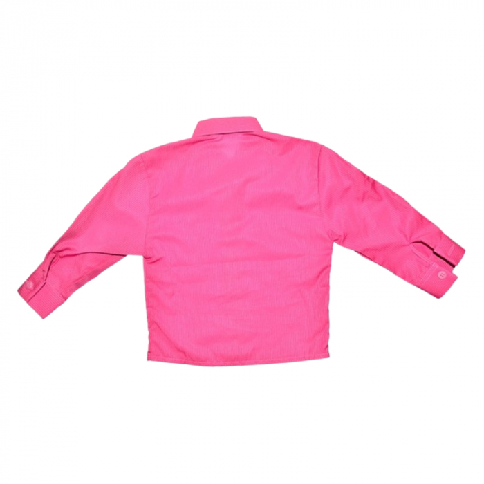 Camasa cu maneca lunga, cu dungi, pentru copii, Mini Junior CM010425-7, Fucsia [3]