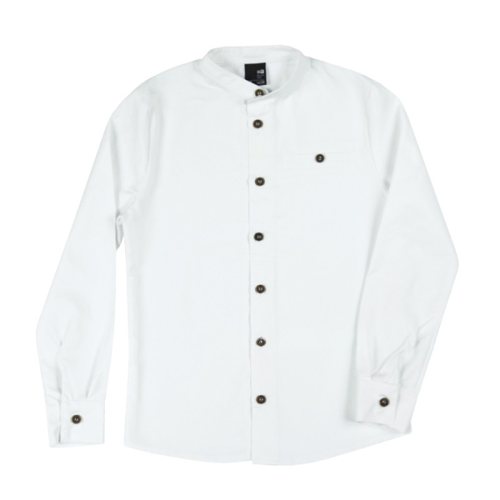 Camasa cu maneca lunga, cu guler ridicat, pentru copii, GT 0511-170, Alb [1]
