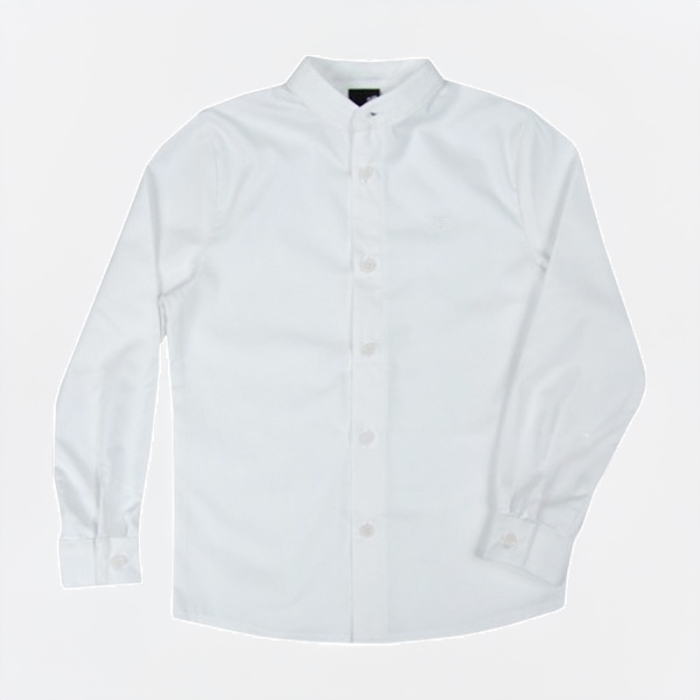 Camasa cu maneca lunga, cu guler ridicat, pentru copii, GT 0827-170, Alb [1]
