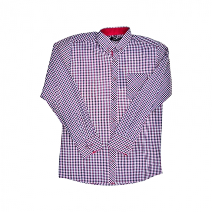 Camasa cu maneca lunga, in carouri, pentru baieti, Jankes JK010425-3, Multicolor [1]