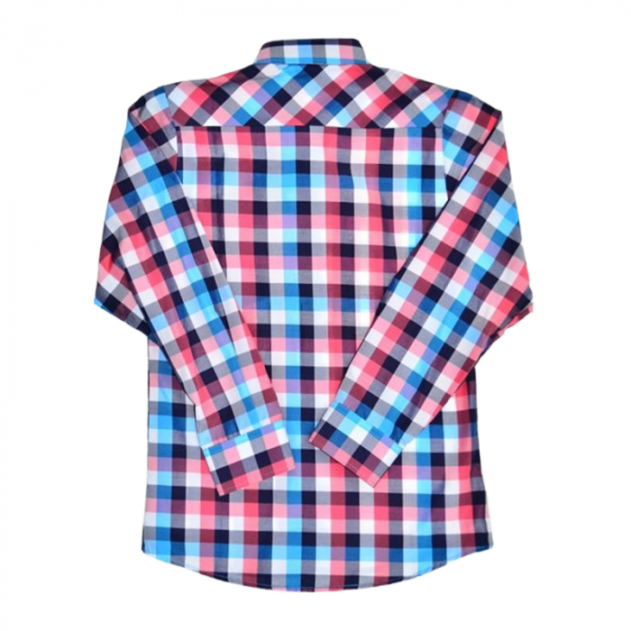 Camasa cu maneca lunga, in carouri,  pentru baieti, Jankes JKS010425-6, Multicolor [3]