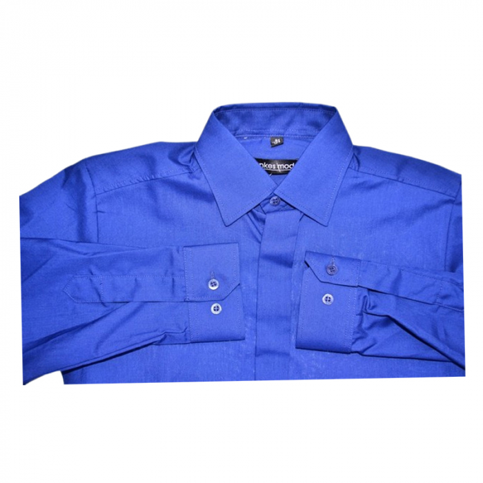 Camasa cu maneca lunga pentru baieti, Jankes JK010425-1, Bleumarin [2]